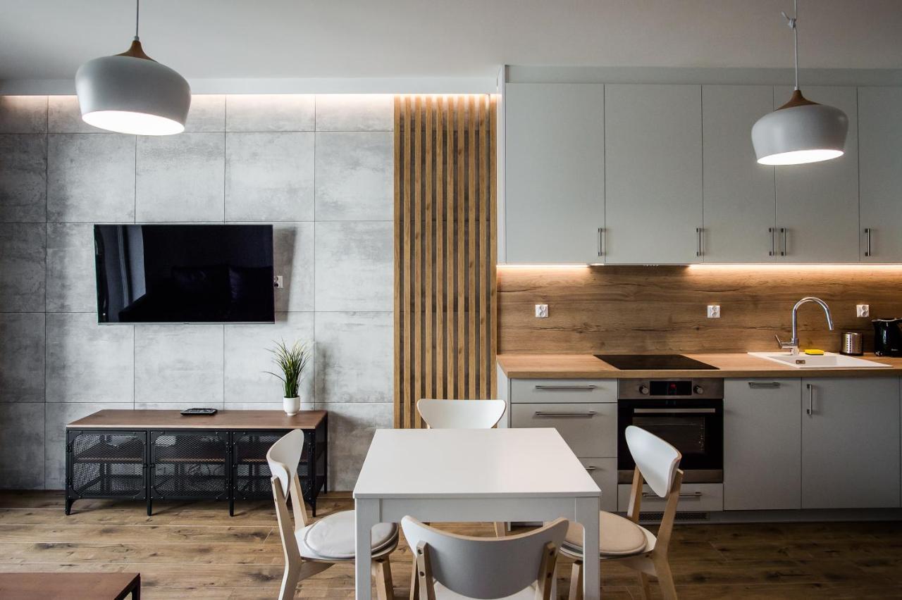Shipyard Gdansk Apartment - Free Private Parking Eksteriør bilde