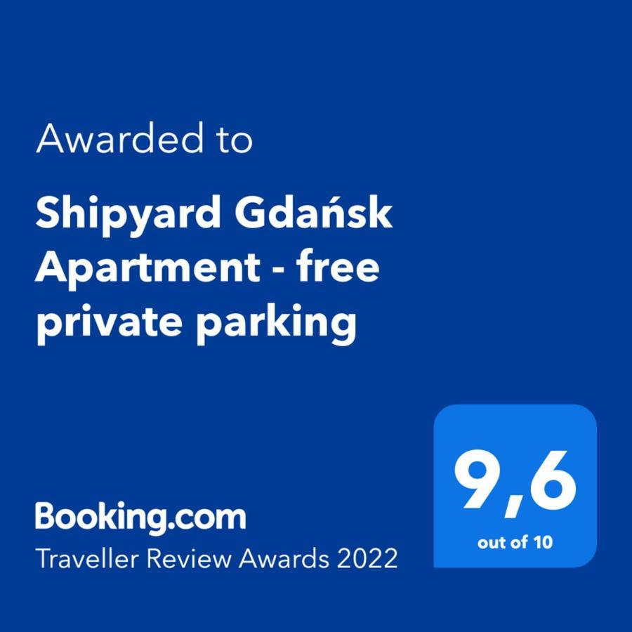Shipyard Gdansk Apartment - Free Private Parking Eksteriør bilde